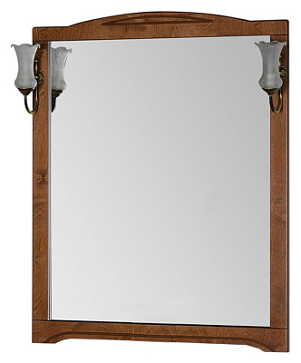 Зеркало Aquanet Луис 90 NEW темный орех