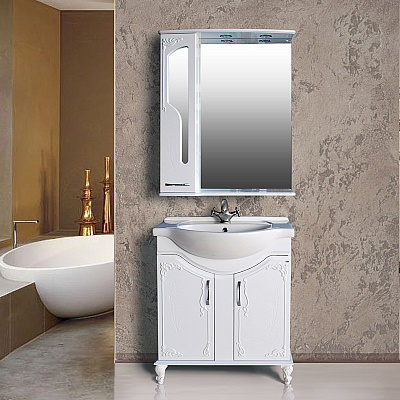 Зеркало-шкаф Атолл Барселона 175 белый