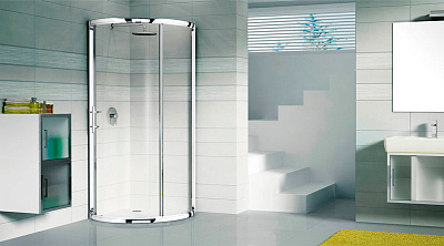 Душевой уголок Novellini Vision Rond Slider VISIONRS90S-1B