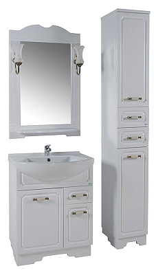 Мебель для ванной ASB-Mebel Астра нсв декор 65 белая