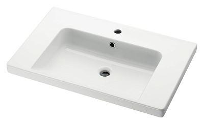 Тумба с раковиной Dreja Color 75 желтый глянец