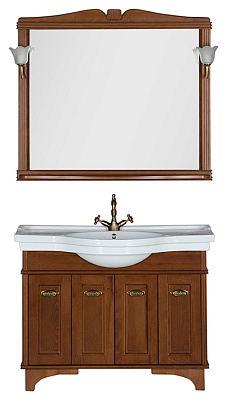 Тумба с раковиной Aquanet Николь 110