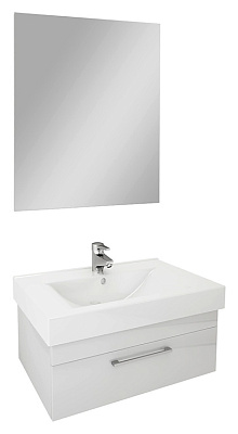 Тумба с раковиной Cezar Solus 60 белая