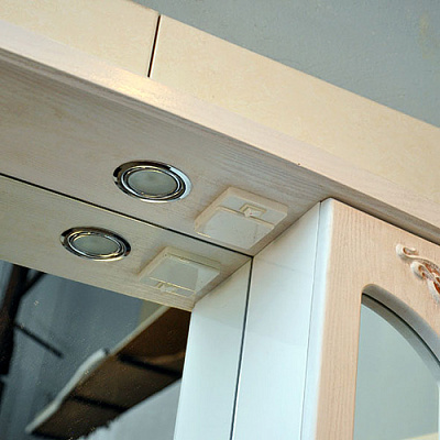 Мебель для ванной Атолл Барселона 295 белая с медью