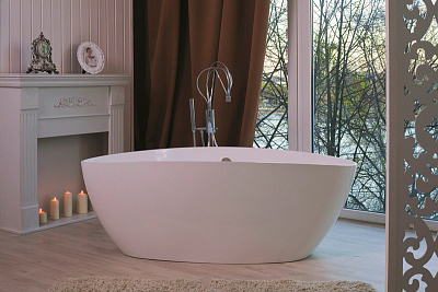 Ванна из литьевого мрамора Romance Collection Fusion 156x71 R