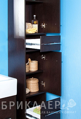 Шкаф-пенал Бриклаер Чили R венге