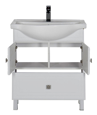 Тумба с раковиной Aquanet Стайл 75 с нижним ящиком