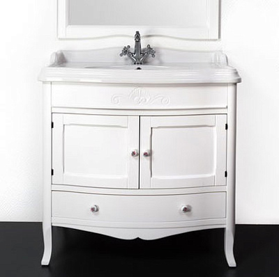 Тумба с раковиной Tiffany World Veronica 90/C bi puro