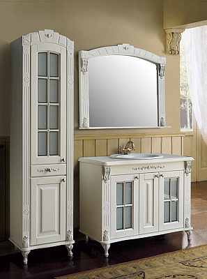 Шкаф-пенал Атолл Александрия  айвори