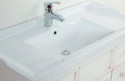 Мебель для ванной Caprigo Альбион 100 BIANCO Light Vintage