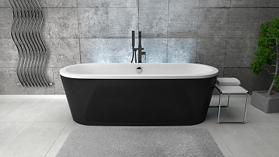 Смеситель напольный BESCO Modern II ченый матовый