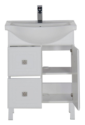 Тумба с раковиной Aquanet Стайл 65 с ящиками