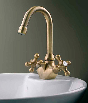 Смеситель Tres Clasictres ceramic 53210401 для раковины