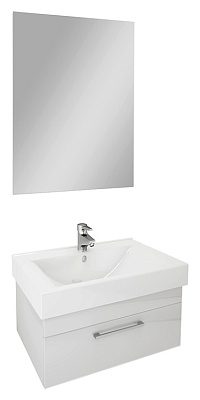 Тумба с раковиной Cezar Solus 50 белая