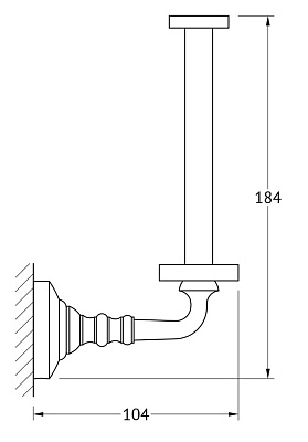 Держатель для запасных рулонов 3SC Stilmar STI 222 золото