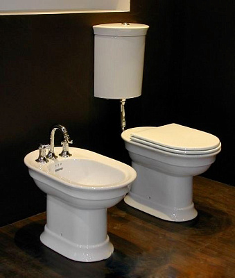 Унитаз приставной Hatria Dolcevita CR горизонтальный выпуск