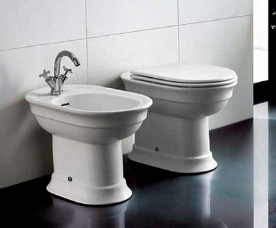 Унитаз приставной Hatria Dolcevita CR горизонтальный выпуск