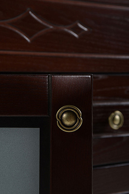 Тумба с раковиной ASB-Mebel Флоренция Квадро 80 бук тироль витраж