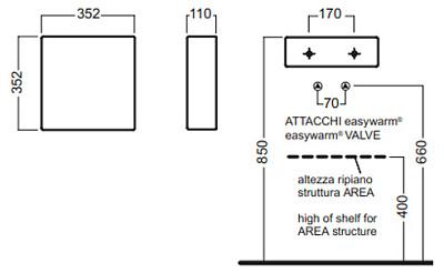 Полка Hatria Area 35