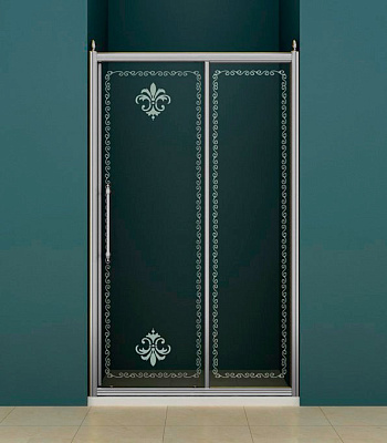 Душевая дверь в нишу Cezares RETRO-BF-1-110-CP-Cr