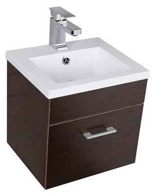 Тумба с раковиной Aquanet Нота 50 венге