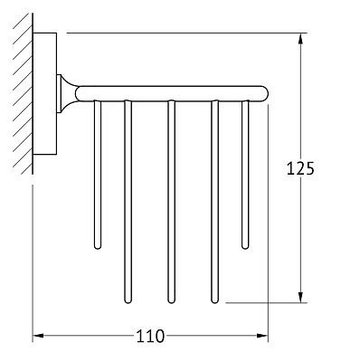 Держатель освежителя воздуха Ellux Avantgarde AVA 067