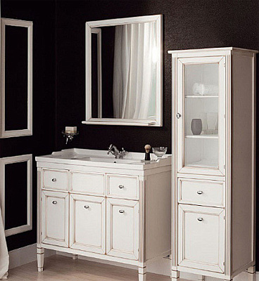 Тумба с раковиной Caprigo Альбион 100 BIANCO Light Vintage