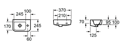 Подвесная раковина для туалета Lavinia Boho One 33310001R