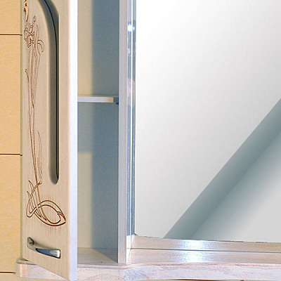 Мебель для ванной Атолл Барселона 295 белая с медью