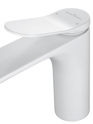 Смеситель для раковины WONZON & WOGHAND, Белый матовый WW-A40482-MW