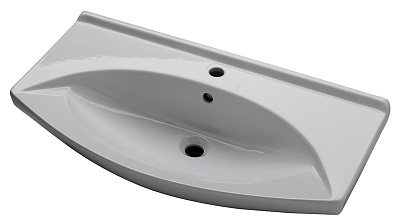 Тумба с раковиной Dreja Ornament 120 декор черный