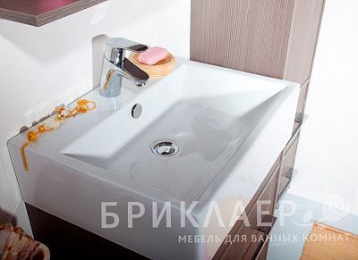 Мебель для ванной Бриклаер Чили 55 серая лиственница