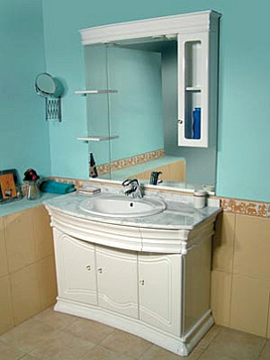 Зеркало-шкаф Aquanet Греция new 110