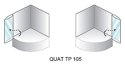 Шторка на ванну Kolpa San Quat TP 105
