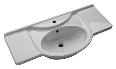 Тумба с раковиной Атолл Барселона 295 белая