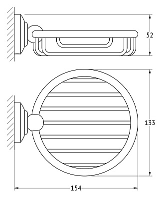 Мыльница 3SC Stilmar STI 206 золото