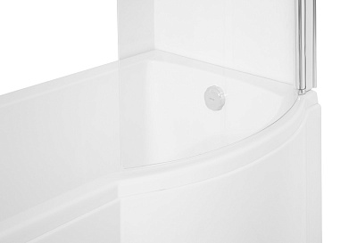 Акриловая ванна BESCO INSPIRO с душевой кабиной 160x70 R