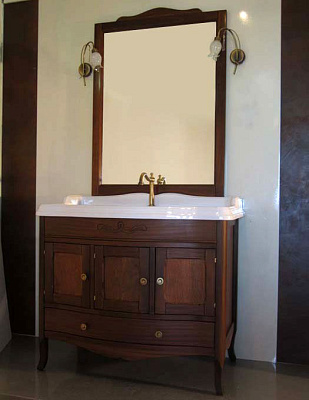 Тумба с раковиной Tiffany World Veronica 105/C noce