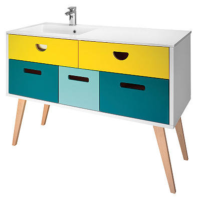 Тумба с раковиной Dreja Retro S 120 original