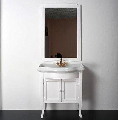 Тумба с раковиной Tiffany World Rebecca 73 bianco puro