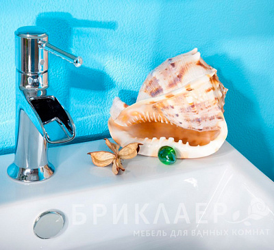 Тумба с раковиной Бриклаер Чили 60 серая лиственница