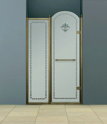 Душевая дверь в нишу Cezares Retro B11 120 CP Br R