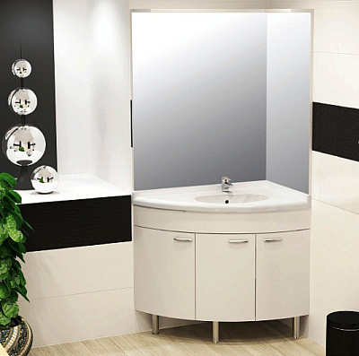 Тумба с раковиной Aquanet Корнер Close  R