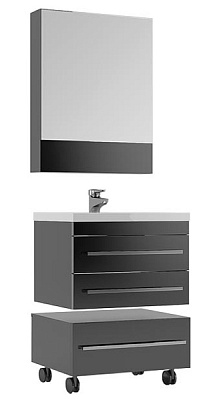 Мебель для ванной Aquanet Верона 58 подвесная черная