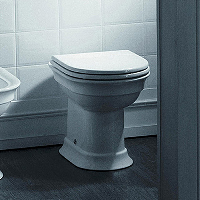 Унитаз приставной Hatria Dolcevita CR горизонтальный выпуск