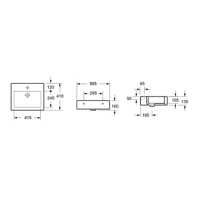 Раковина накладная Lavinia Boho Bathroom Sink Slim 33311014