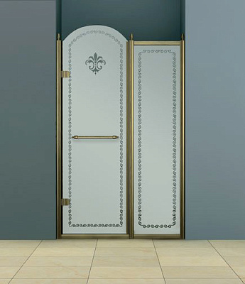 Душевая дверь в нишу Cezares Retro B11 120 CP Br L