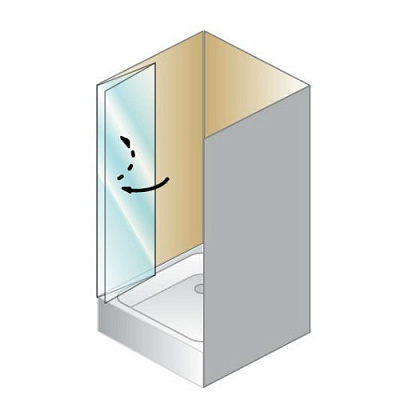 Душевая дверь в нишу Kolpa San Terra flat TV/S 90 двойная