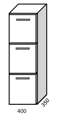 Шкаф-пенал Cezar Bonus 40 белый