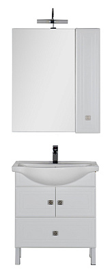 Тумба с раковиной Aquanet Стайл 75 с нижним ящиком